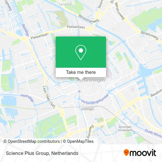 Science Plus Group map