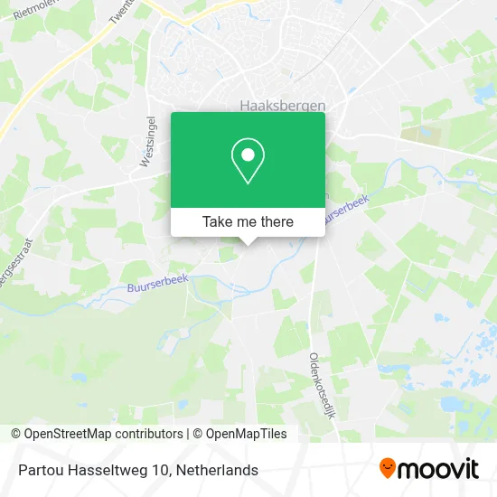 Partou Hasseltweg 10 Karte