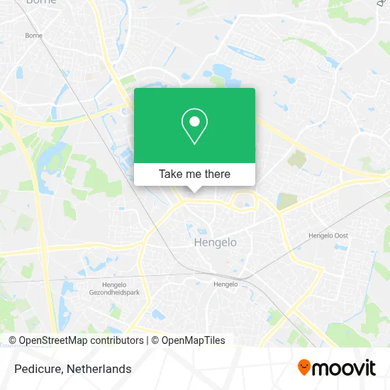 Pedicure map
