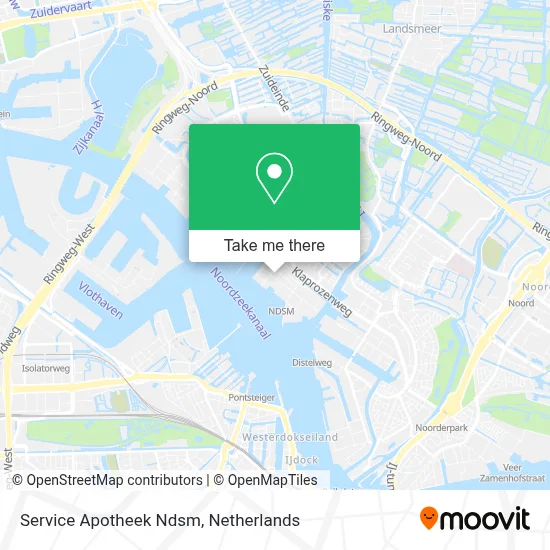 Service Apotheek Ndsm map