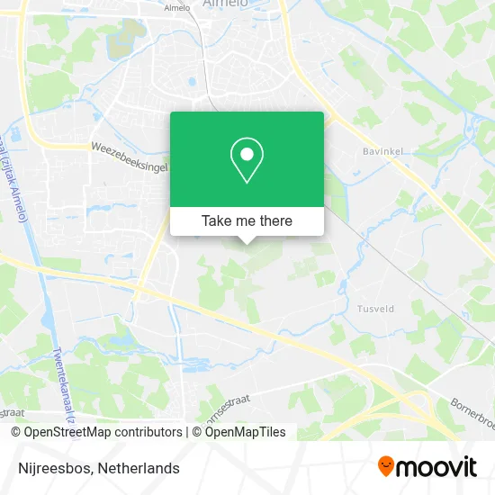 Nijreesbos map