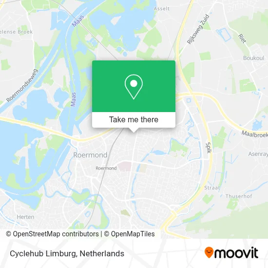 Cyclehub Limburg map