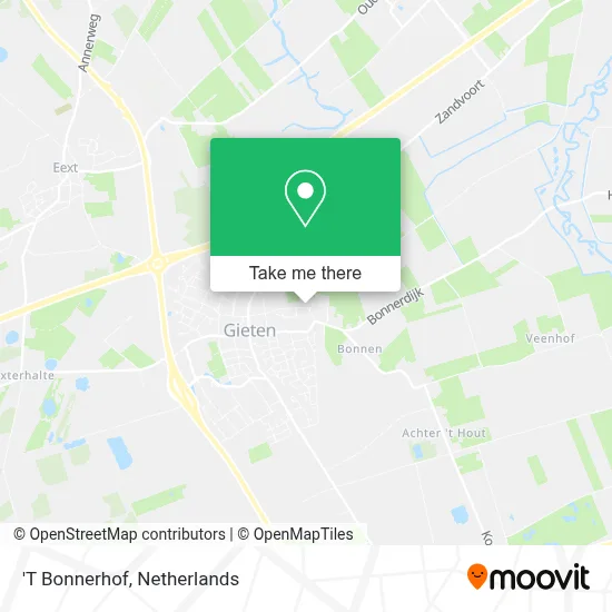 'T Bonnerhof map