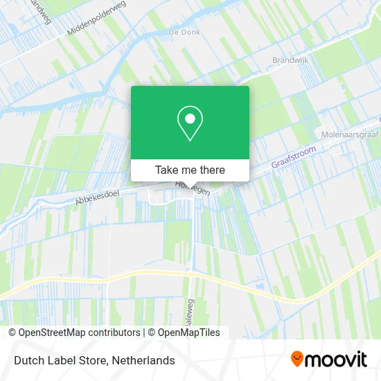 Dutch Label Store map