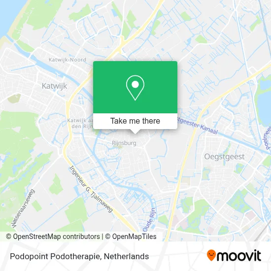 Podopoint Podotherapie map