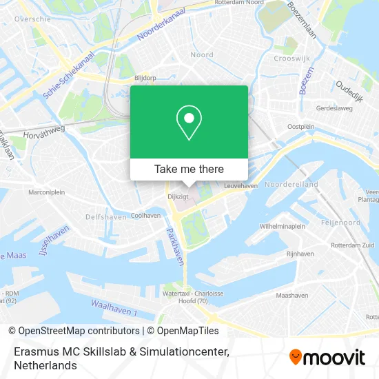 Erasmus MC Skillslab & Simulationcenter map