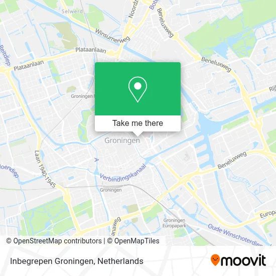 Inbegrepen Groningen Karte