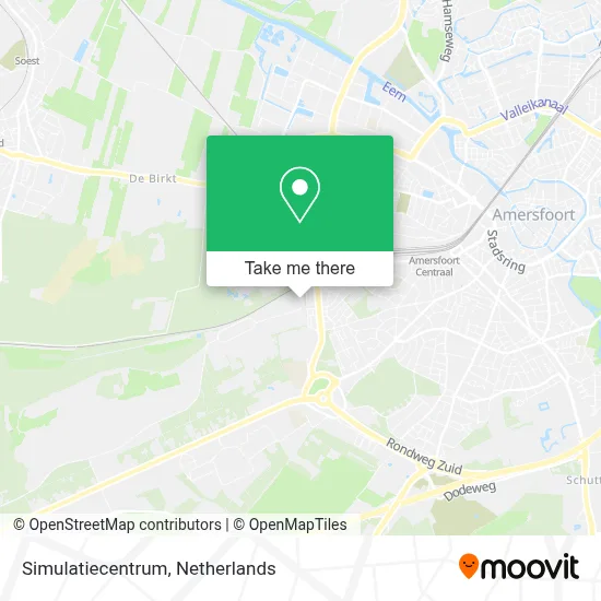 Simulatiecentrum map