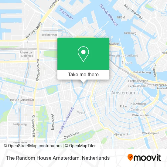 The Random House Amsterdam map