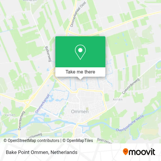 Bake Point Ommen map
