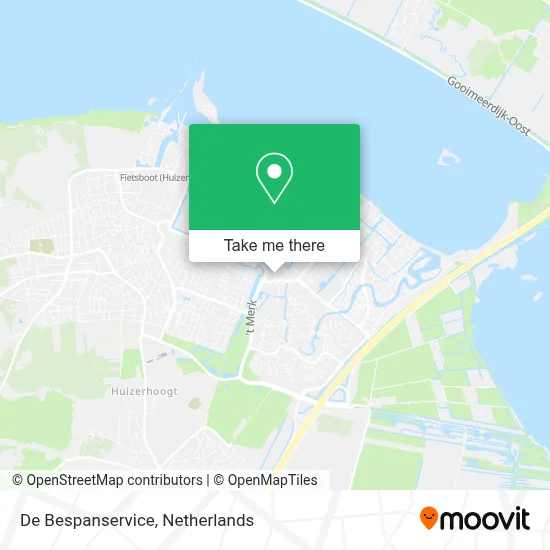 De Bespanservice map