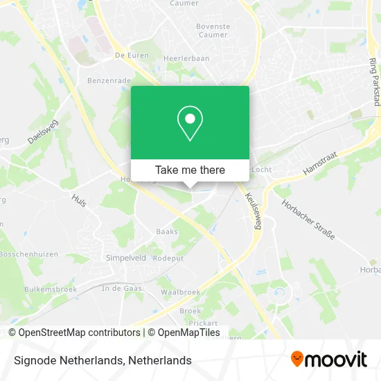 Signode Netherlands map