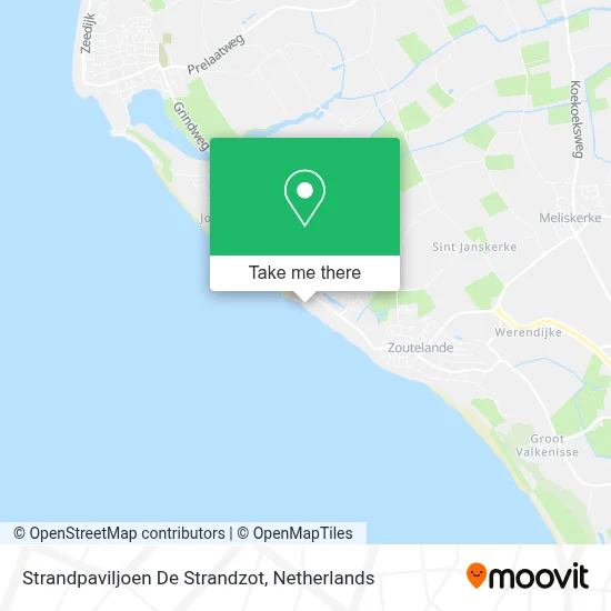 Strandpaviljoen De Strandzot map
