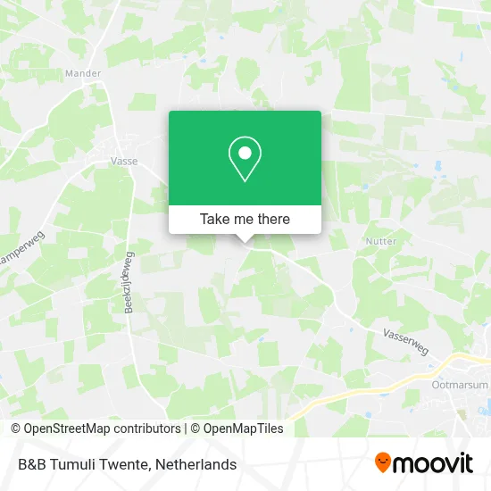 B&B Tumuli Twente map