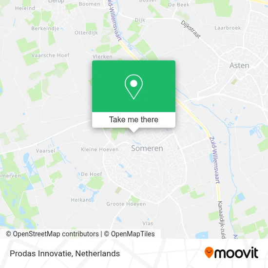 Prodas Innovatie map