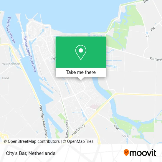 City's Bar map