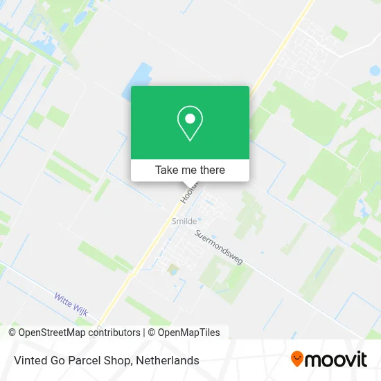 Vinted Go Parcel Shop Karte