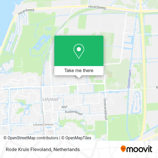 Rode Kruis Flevoland map