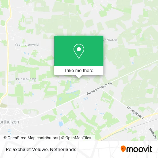Relaxchalet Veluwe map