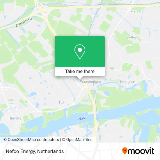 Nefco Energy map
