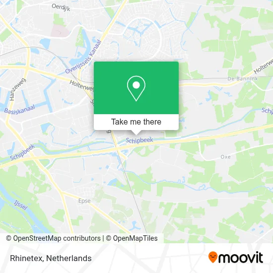 Rhinetex map