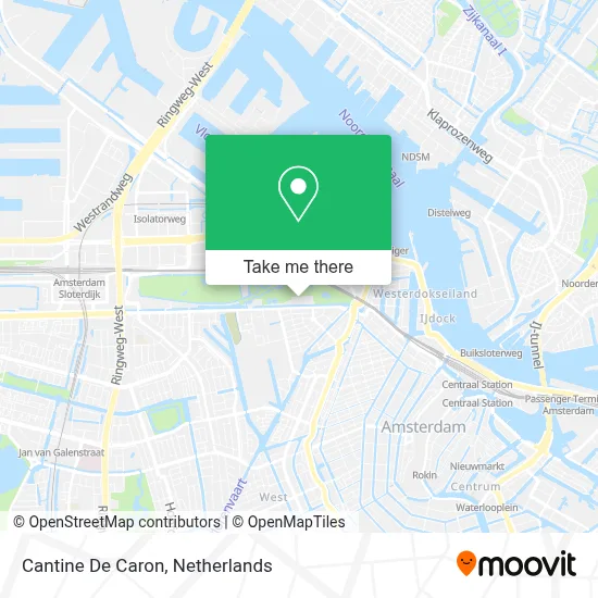 Cantine De Caron map