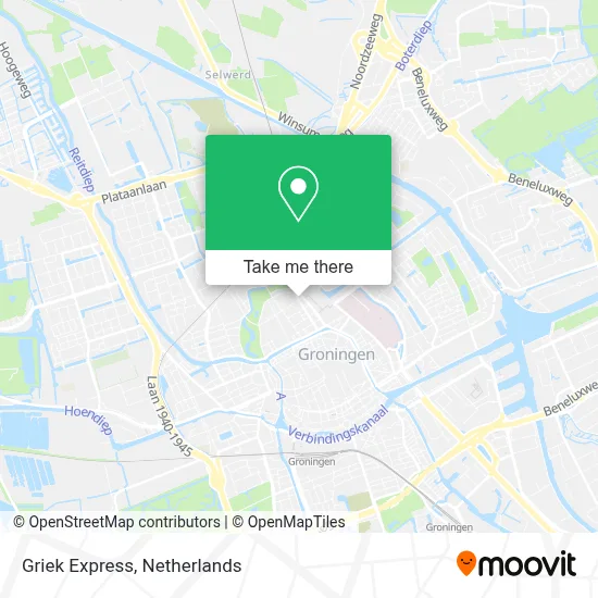 Griek Express map