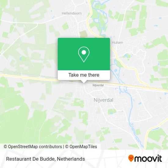 Restaurant De Budde map