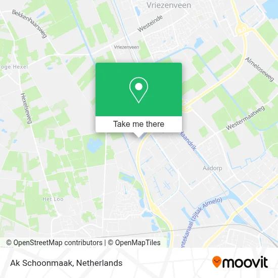 Ak Schoonmaak map