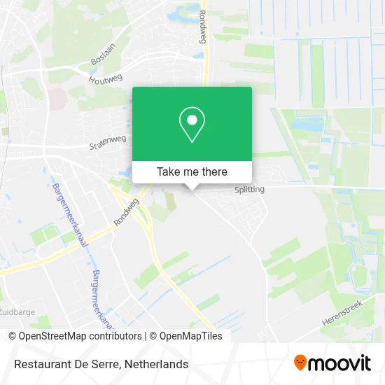 Restaurant De Serre map