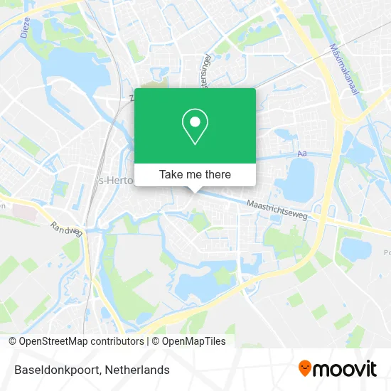 Baseldonkpoort map