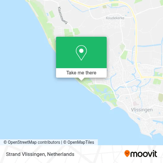 Strand Vlissingen map