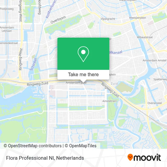 Flora Professional Nl map
