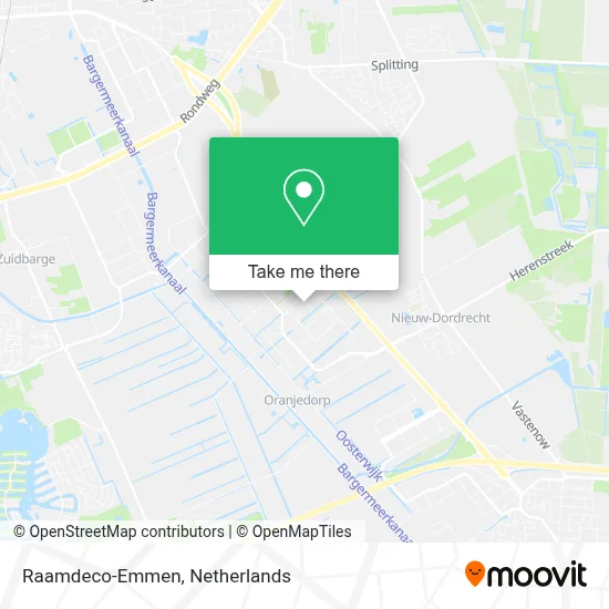 Raamdeco-Emmen map