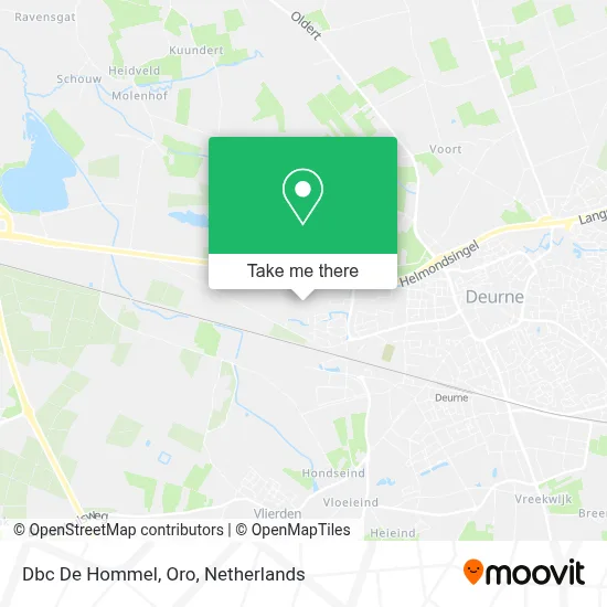 Dbc De Hommel, Oro map