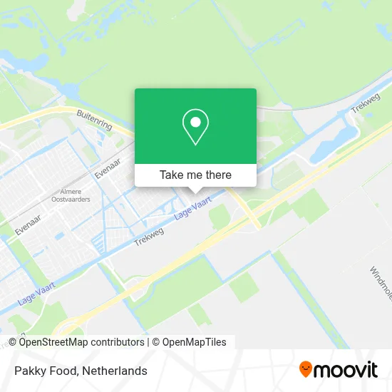 Pakky Food map