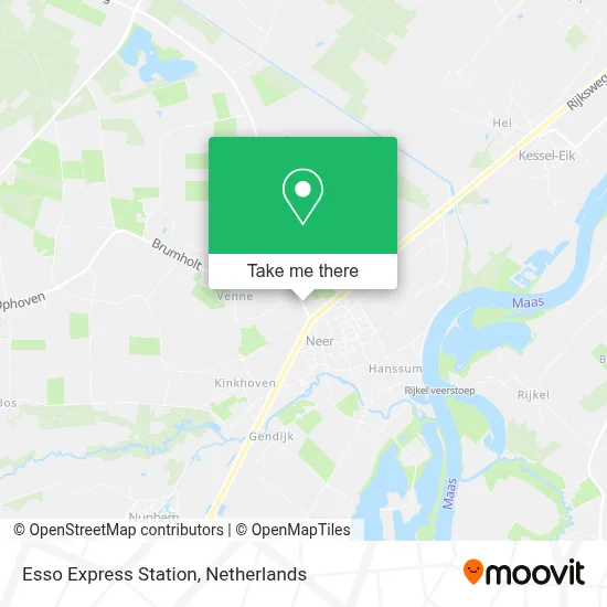 Esso Express Station map