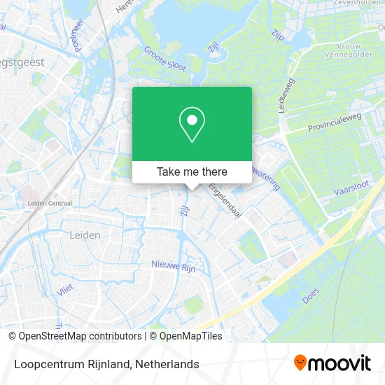 Loopcentrum Rijnland Karte
