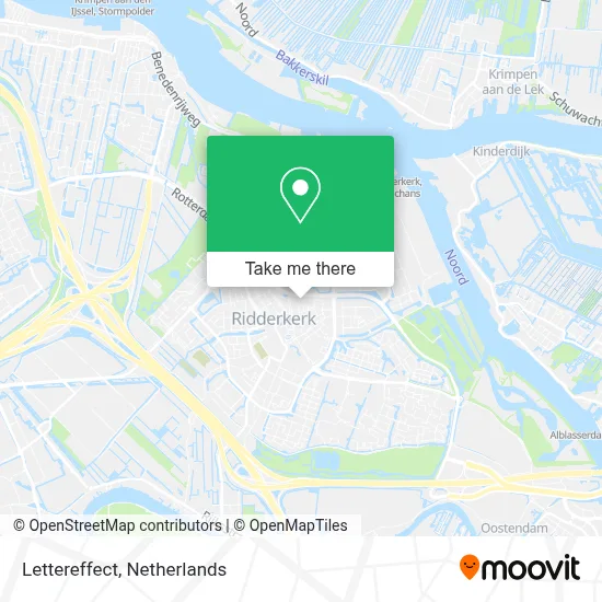 Lettereffect map