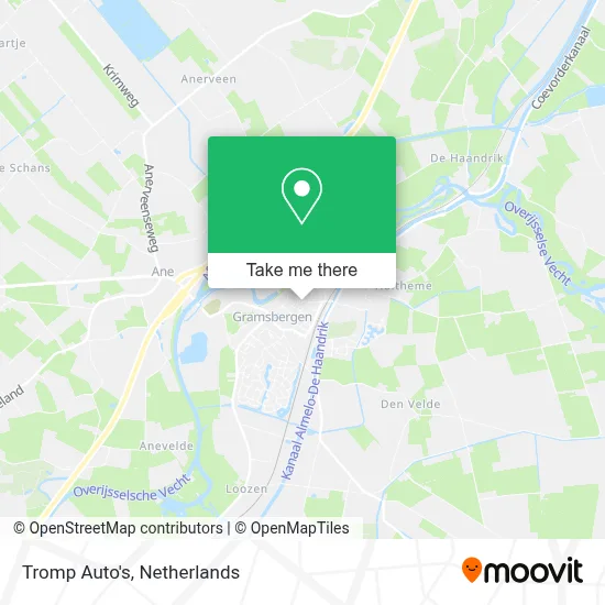 Tromp Auto's map