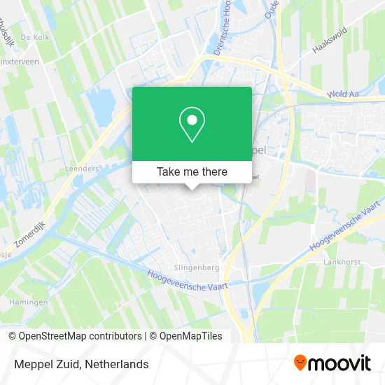 Meppel Zuid map