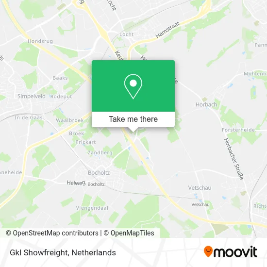 Gkl Showfreight map