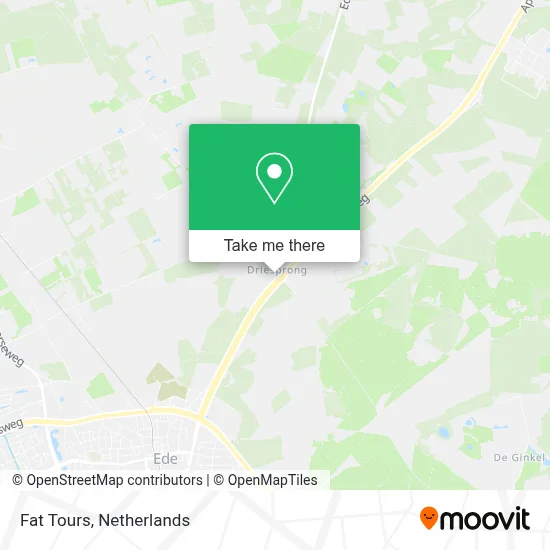 Fat Tours map
