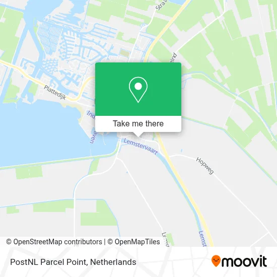 Postnl Pakketpunt map