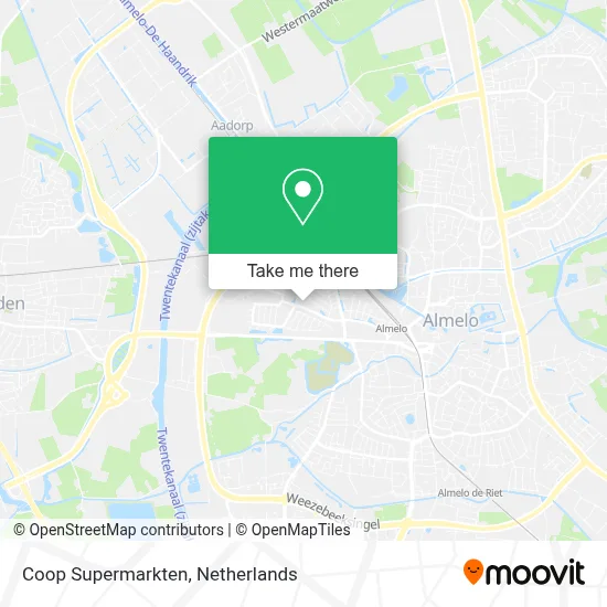 Coop Supermarkten Karte