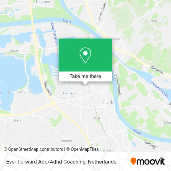 Ever Forward Add/Adhd Coaching map