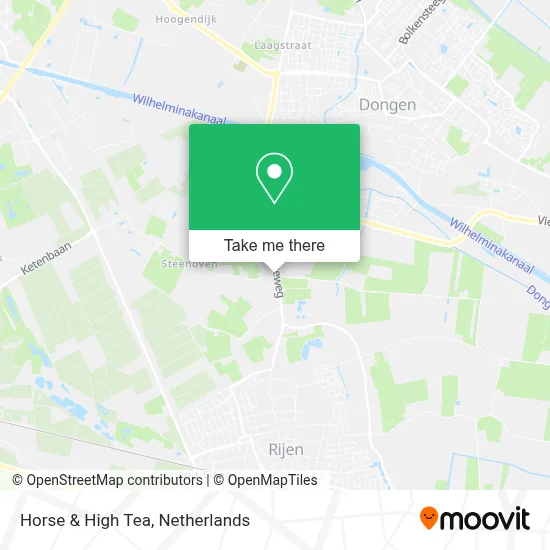 Horse & High Tea map