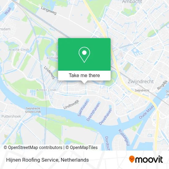Hijnen Roofing Service map