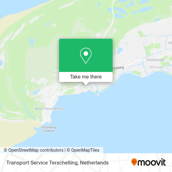 Transport Service Terschelling map