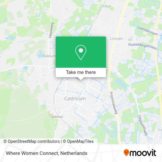 Where Women Connect map
